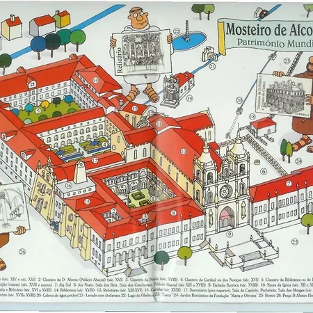 Na Casa Sao Bernardo Daire Alcobaça